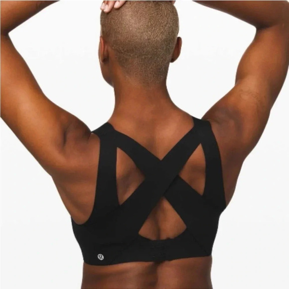 Lululemon Enlite Bra Weave High Support A-E Cups Black Size 34C - Picture 3 of 10